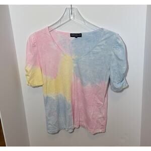 Generation Love Pastel Tie Dye V Neck Top Size S Soft Girl Aesthetic